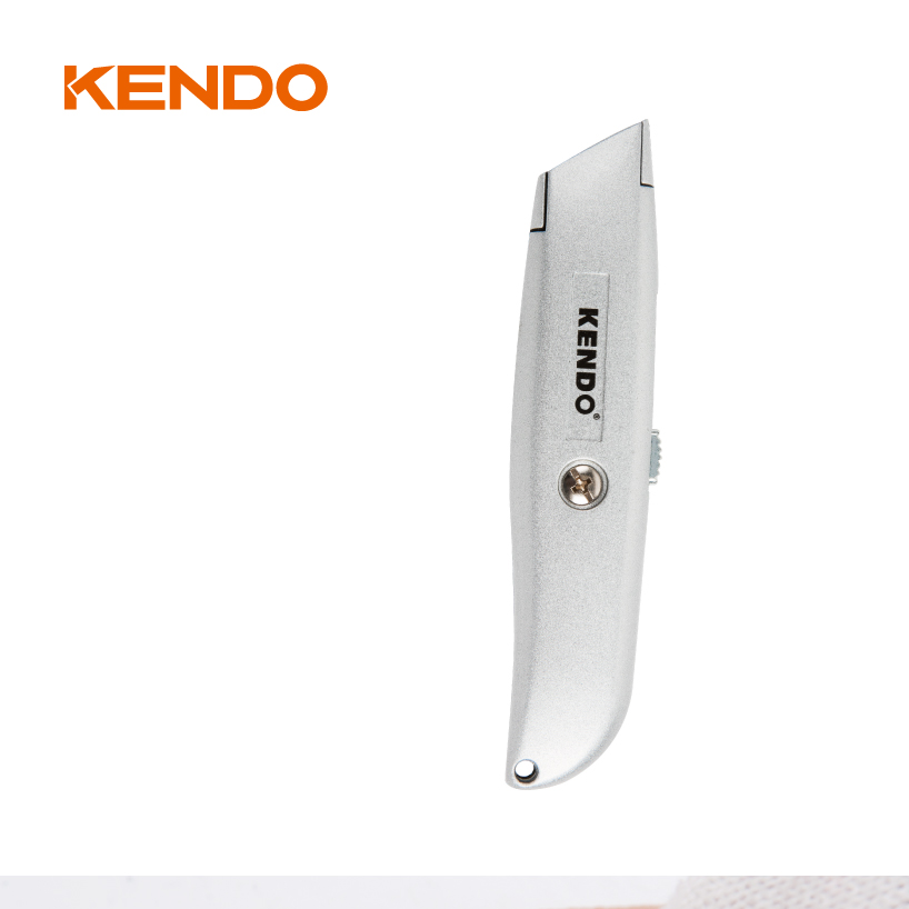 Couteau escamotable de sécurité d'alliage de zinc pour la coupe professionnelle