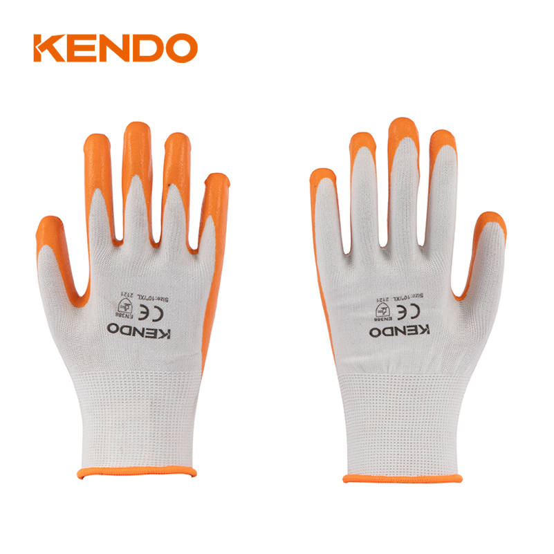 Gants enduits de nitrile